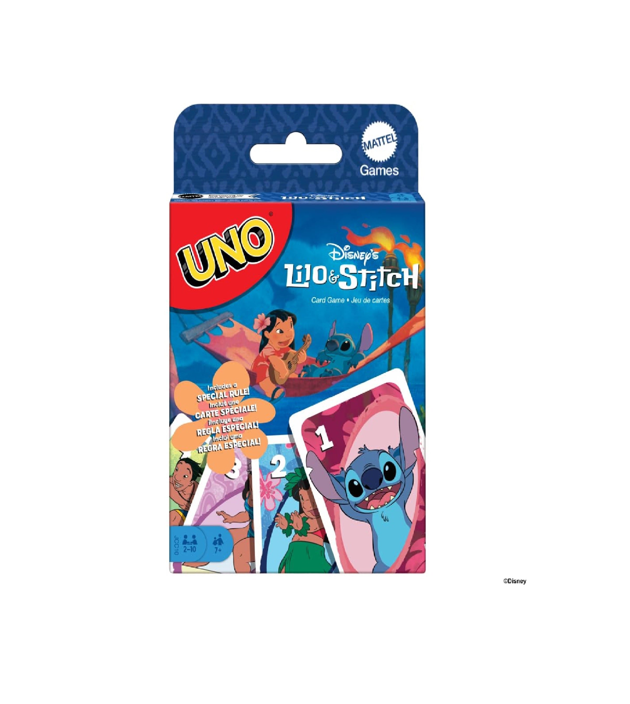 Uno Lilo and Stitch  Disney Card Game for the Whole Family, Children and Adults, with Special Movie Inspired Card