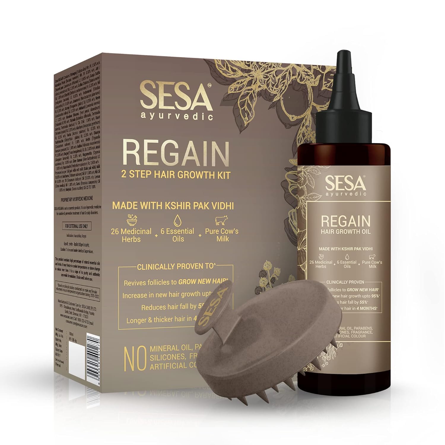 Sesa Ayurvedic Regain 2 Step Hair Growth Kit - 100 Ml