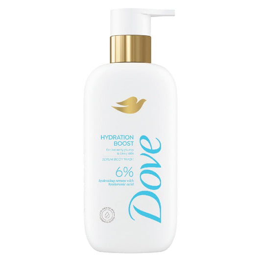 Dove 6% Hydrating Serum With Hyaluronic Acid Hydration Boost Bodywash - 300 ml
