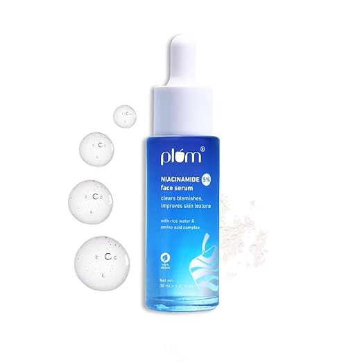 Plum 5% Niacinamide Face Serum With Rice Water - 30 ml