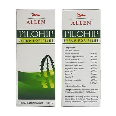 Allen Homeopathy Pilohip Syrup - 100 ml
