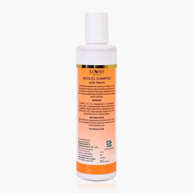 Bakson's Sunny Herbals Anti Lice Shampoo - 150 ml