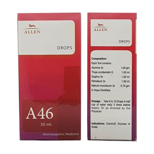 Allen Homeopathy A46 Drops - 30 ml