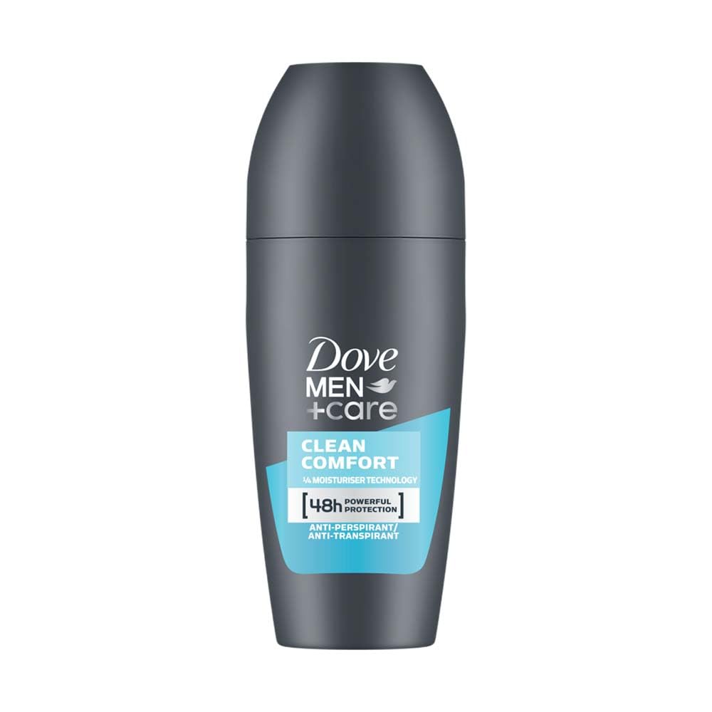Dove Men + Care Clean Comfort Anti - Perspirant Roll - On - 50 ml