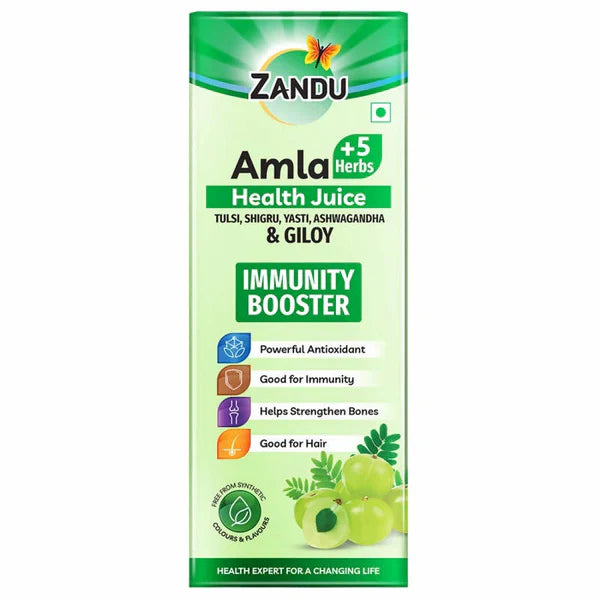 Zandu Amla + 5 Herbs Health Juice - 1 L
