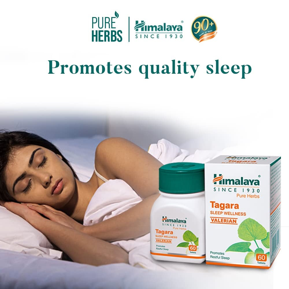 Himalaya Wellness Pure Herbs Tagara Sleep Wellness - Pack of 1 - 60 tabs