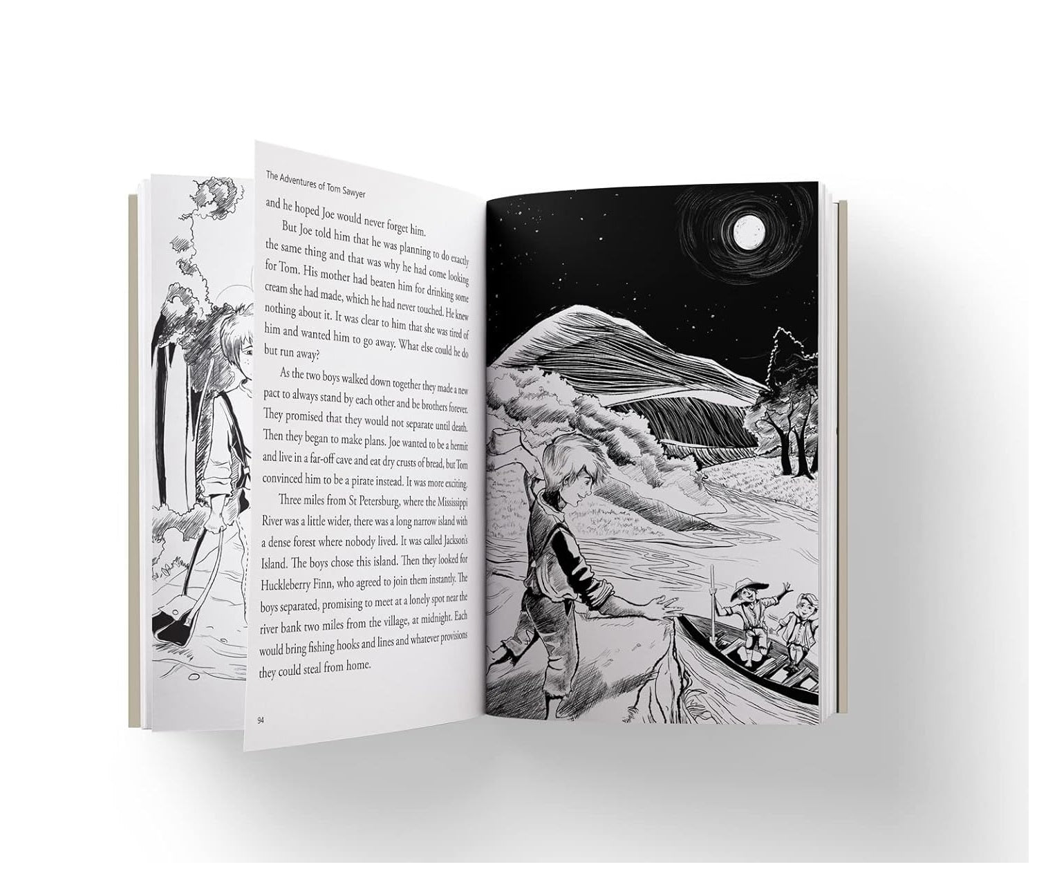 The Adventures of Tom Sawyer : llustrated Abridged Children Classic English Novel  | Hardcover