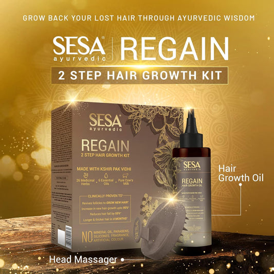 Sesa Ayurvedic Regain 2 Step Hair Growth Kit - 100 Ml