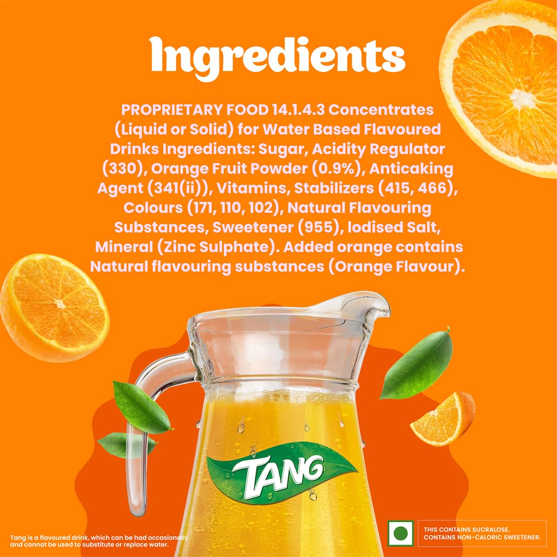 Tang Orange Instant Drink Mix, 500 g