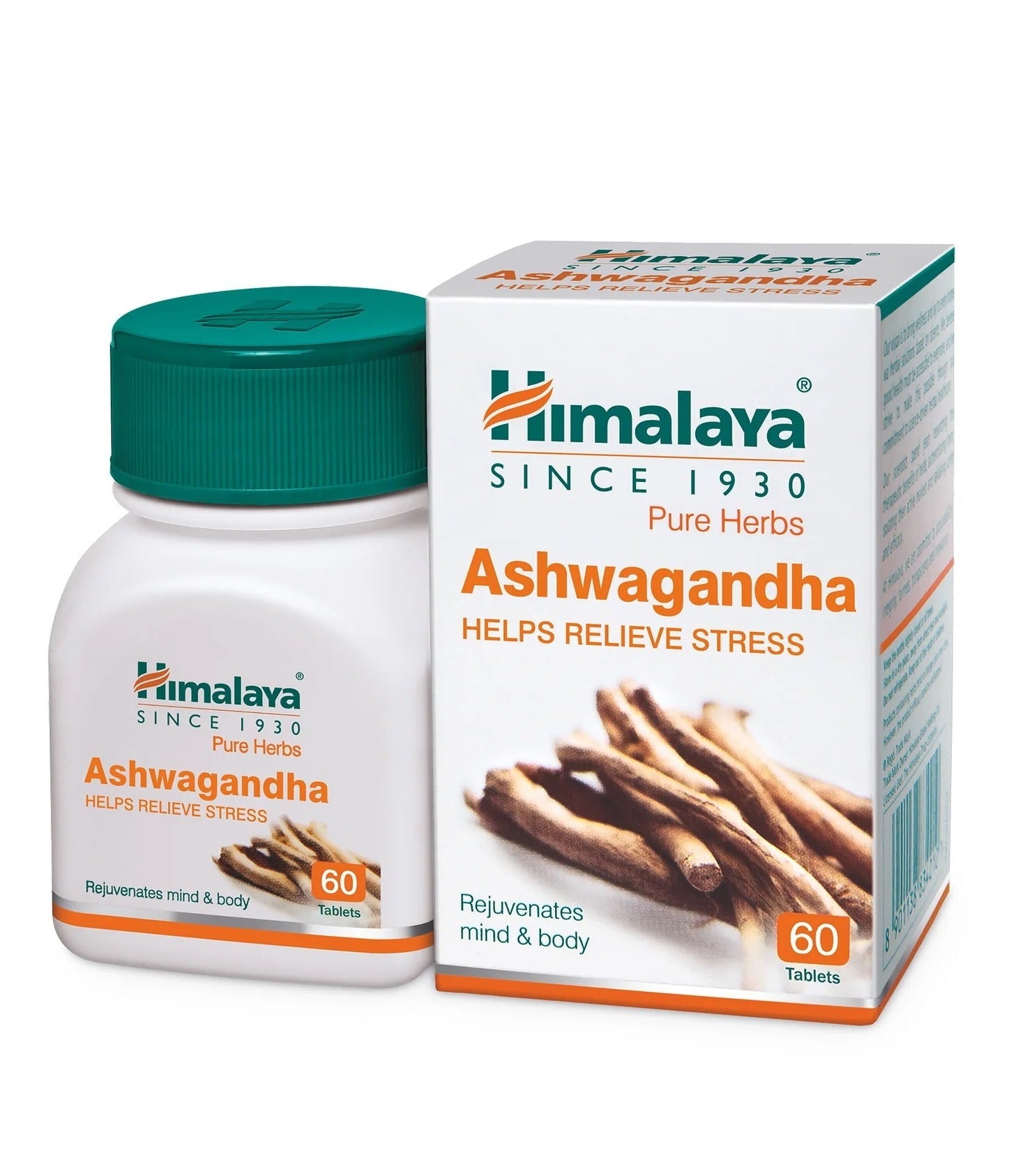 Himalaya Ashvagandha Tablets - General Wellness - 60 tabs - Pack of 1