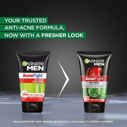 Garnier Men Acno Fight 6-in-1 Anti-Pimple Face wash - 100 ml