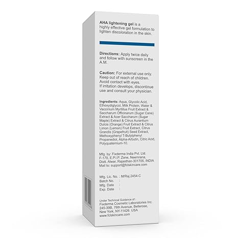 Fixderma AHA Lightening Gel HQ - 30 ml