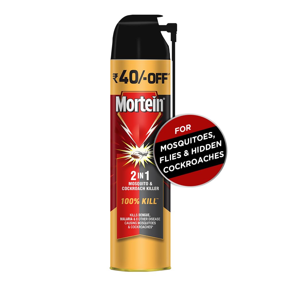 Mortein 2 in 1 Mosquito and Cockroach Killer Spray - 600ml