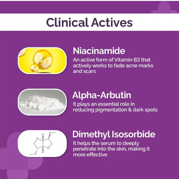 The Derma Co 5% Niacinamide Daily Face Serum with Alpha Arbutin & Multivitamin - 30ml