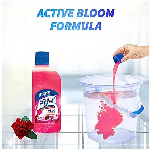 Lizol Disinfectant Surface & Floor Cleaner Liquid - Floral, 200 ml