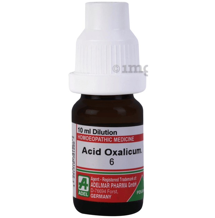 Adel Homeopathy Acid Oxalicum Dilution - 6 CH - 10 ml