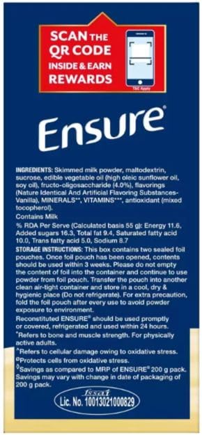 Ensure No 1 Nutritional Supplement Drink Powder Chocolate 950gm