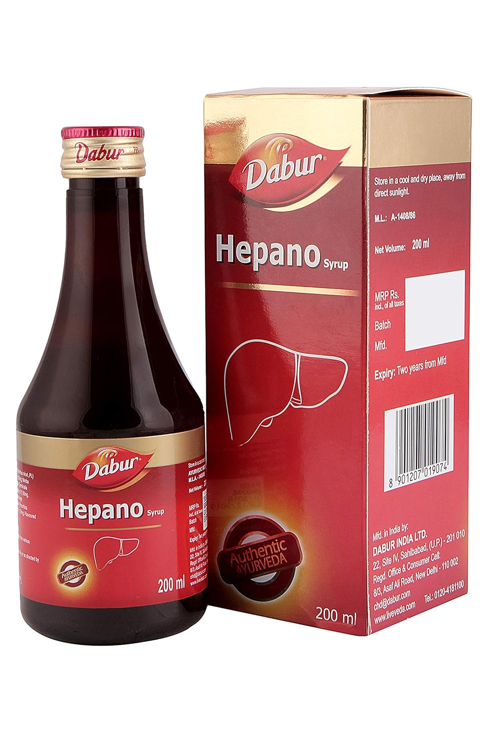 Dabur Hepano Syrup - 200 ml