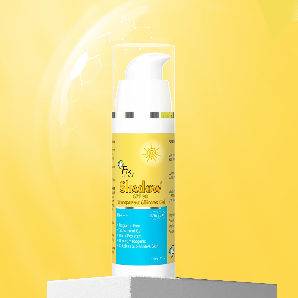 Fixderma Shadow SPF30 Transparent Silicone Gel - 30 gm