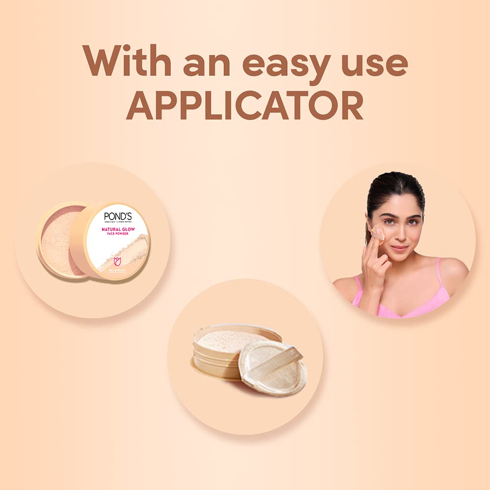 Ponds Oil Free Natural Glow Loose Face Powder - BB Glow - 30 gm