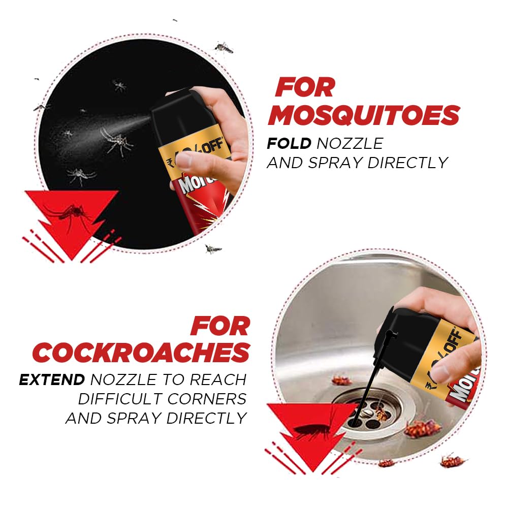 Mortein 2 in 1 Mosquito and Cockroach Killer Spray - 600ml