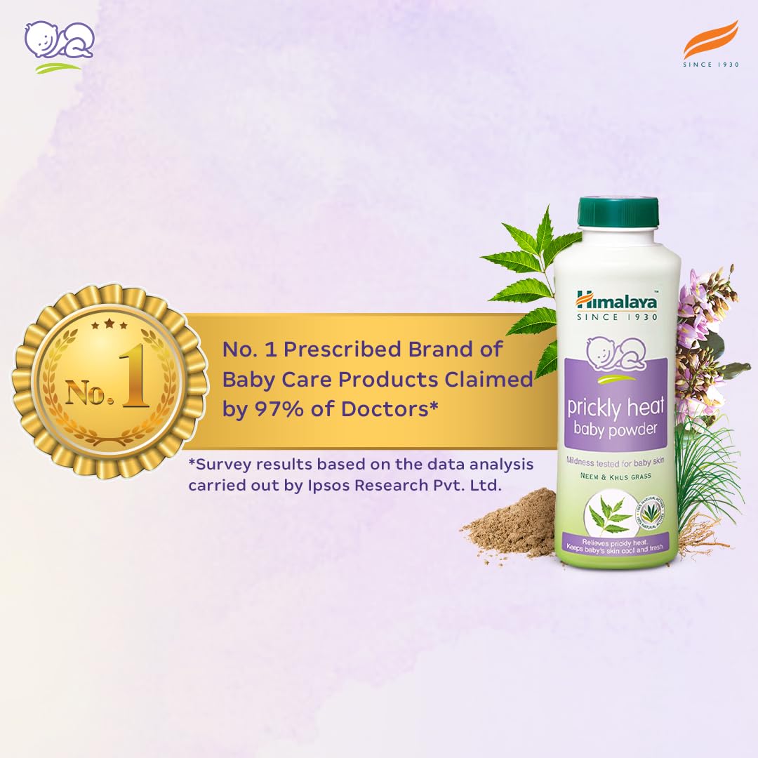 Himalaya Herbals - Prickly Heat Baby Powder - 100 gm