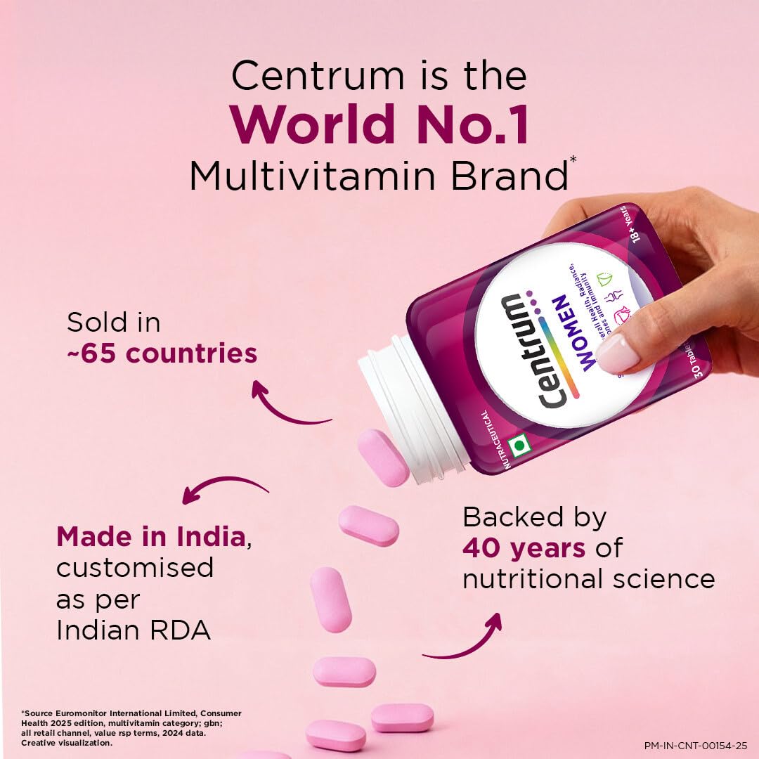 Centrum Women -Multivitamin Tablet for Women , 50 tablets