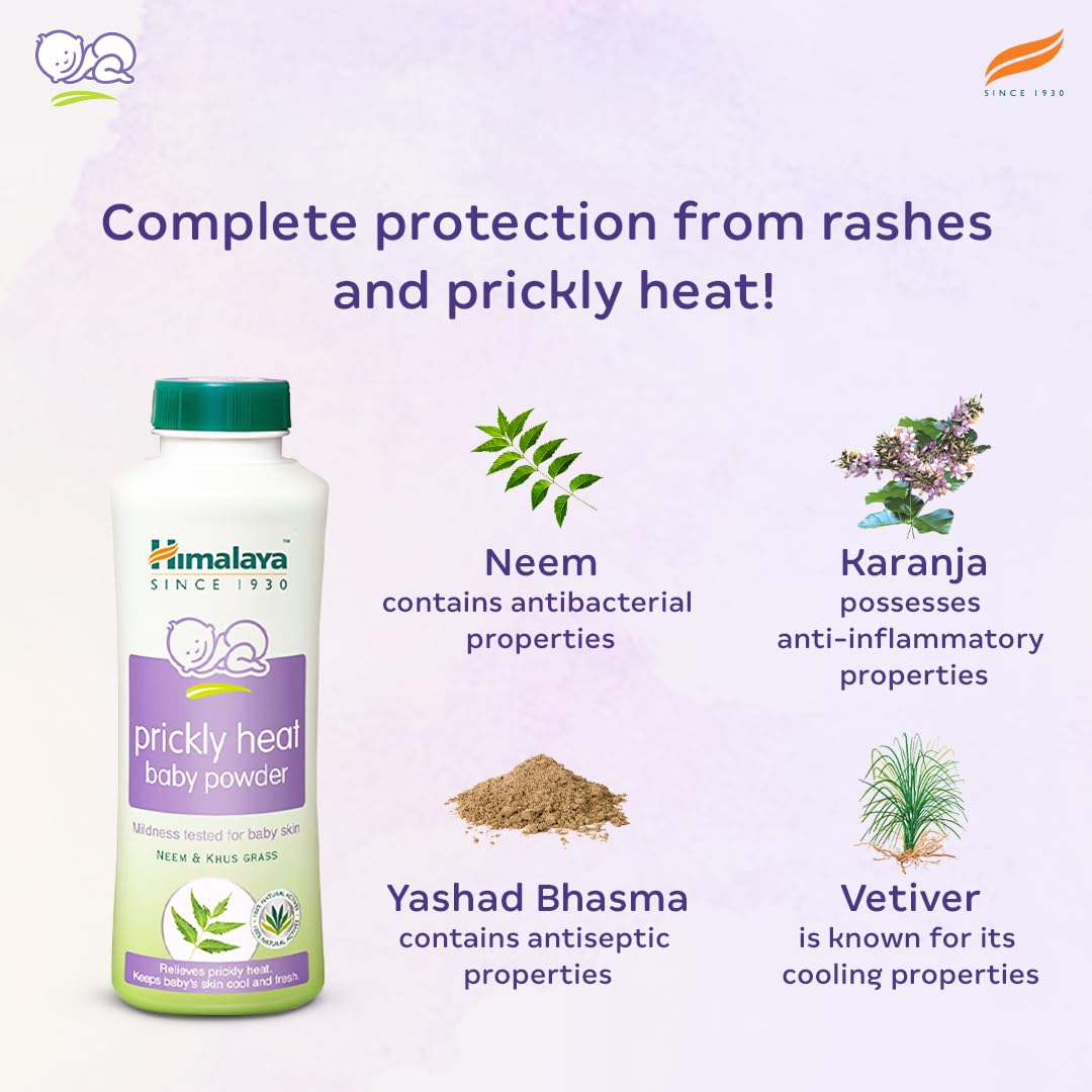 Himalaya Herbals - Prickly Heat Baby Powder - 100 gm
