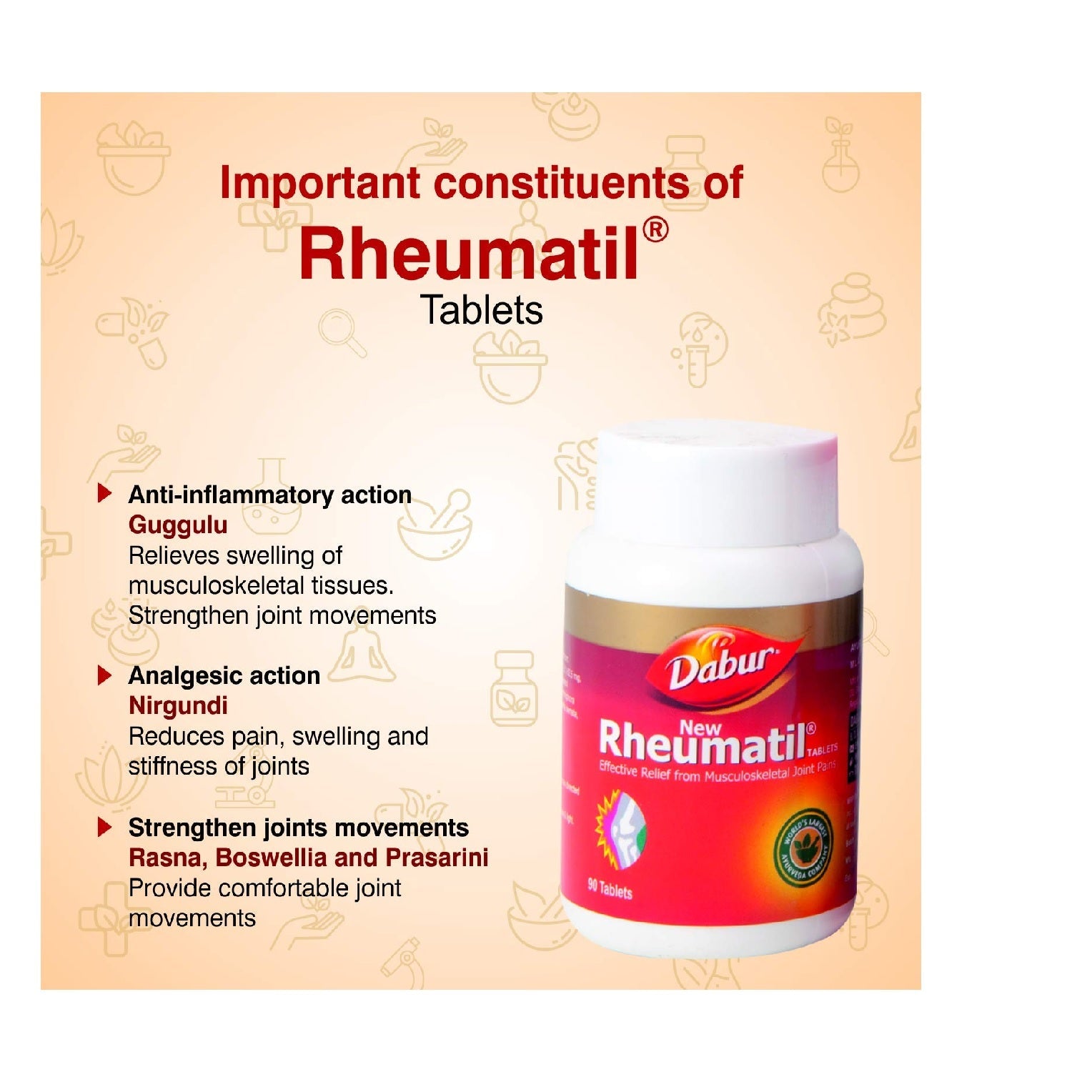 Dabur Rheumatil - 90 tabs