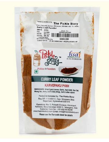 The Pickle Story Curry Leaf Powder - 80 gm