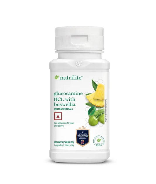 Amway Nutrilite Glucosamine Hcl With Boswellia -Pack of 120N Capsules