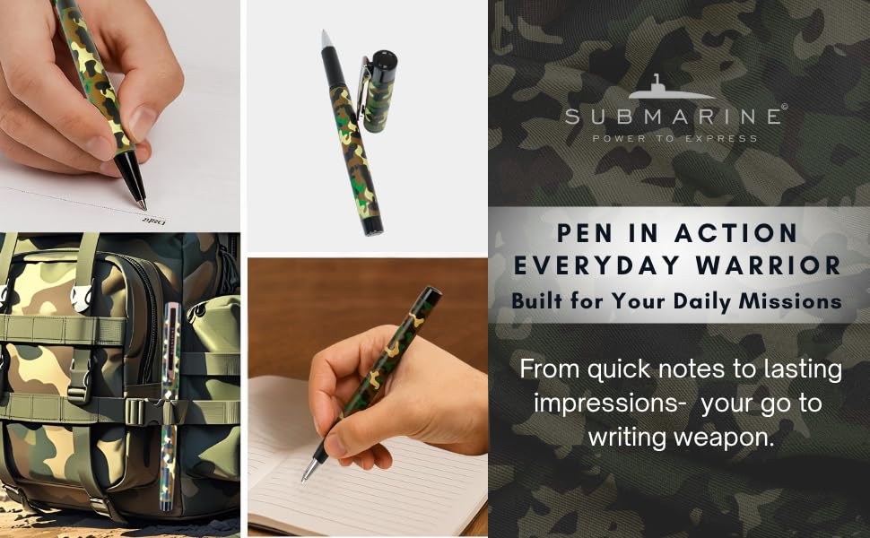 Submarine 2305 Camouflage Design Roller Pen