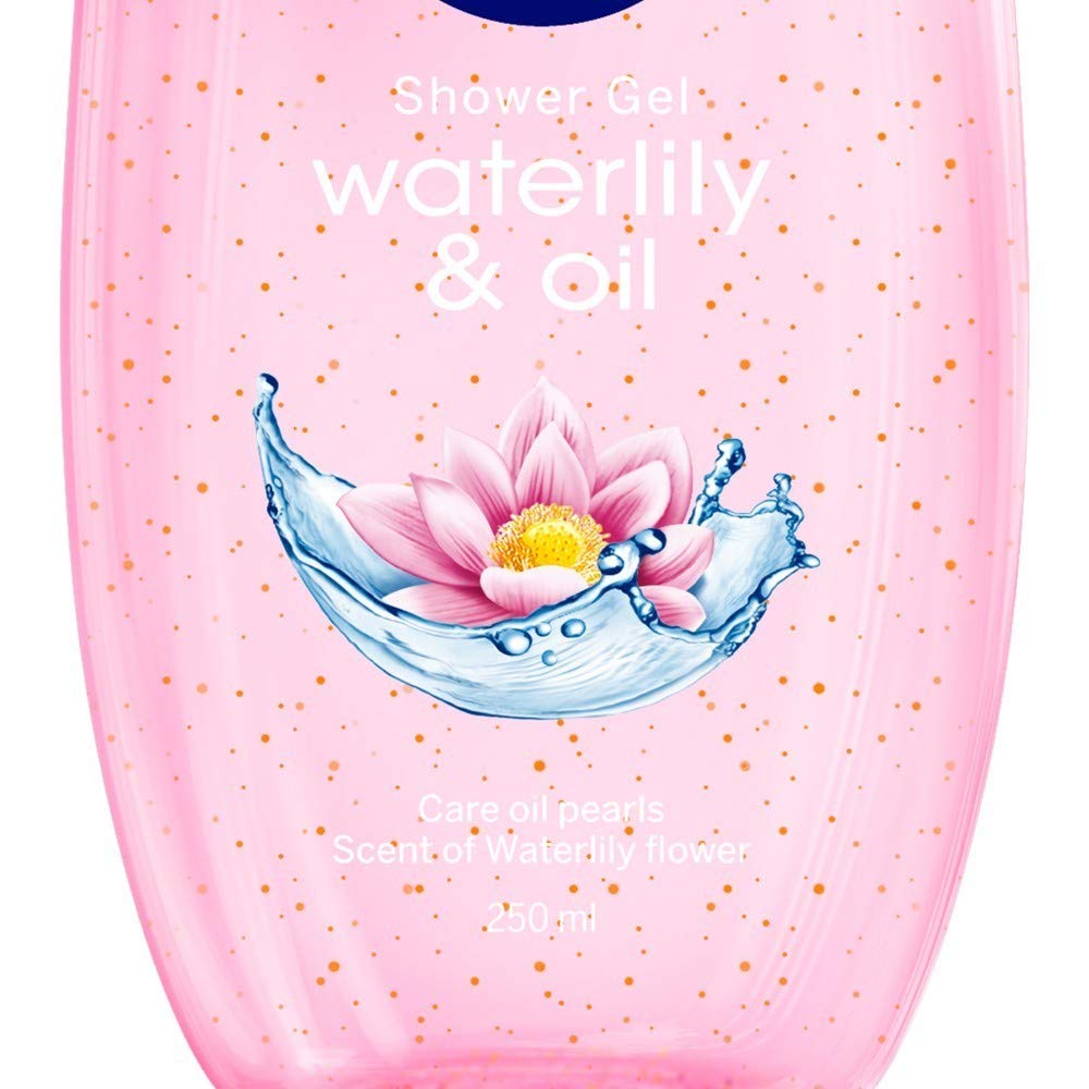 Nivea Shower Gel - Waterlily And Oil Shower Gel - Pack of 3 - 250 ml