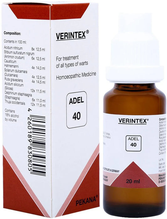 ADEL 40 Homoeopathic Verintex Drop For gastrointestinal