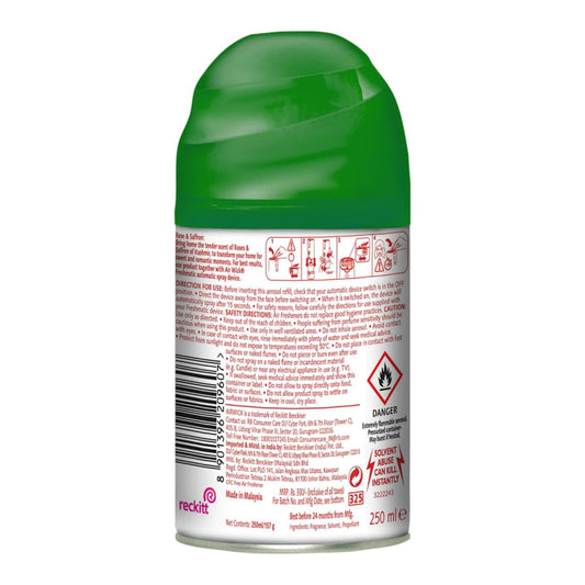 Air Wick 250 ml - Rose & Saffron, Freshmatic Automatic Air Freshener Refill