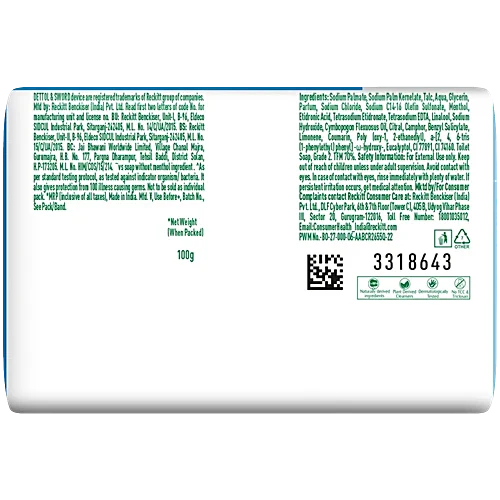 Dettol Icy Cool Soap, 100 g