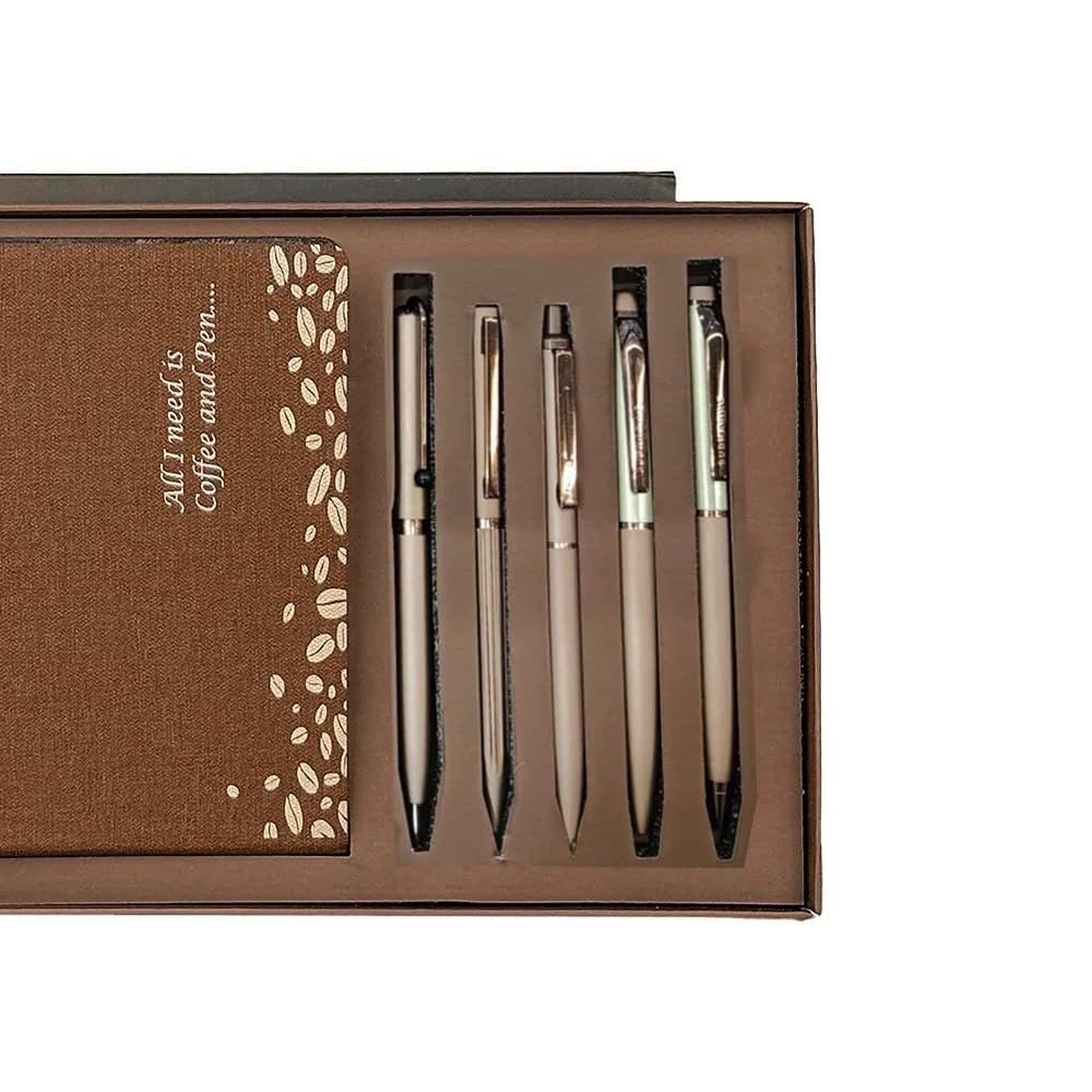 Submarine 1625 Premium Coffee Aroma Pen & Diary Gift Set