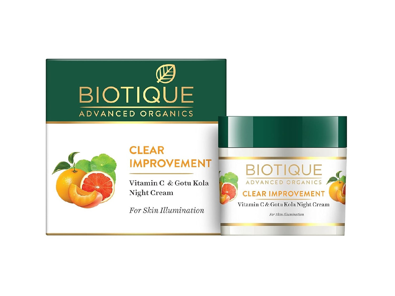 Biotique Advanced Organics Clear Improvement Vitamin C & Gotu Kola Night Cream 50Gm