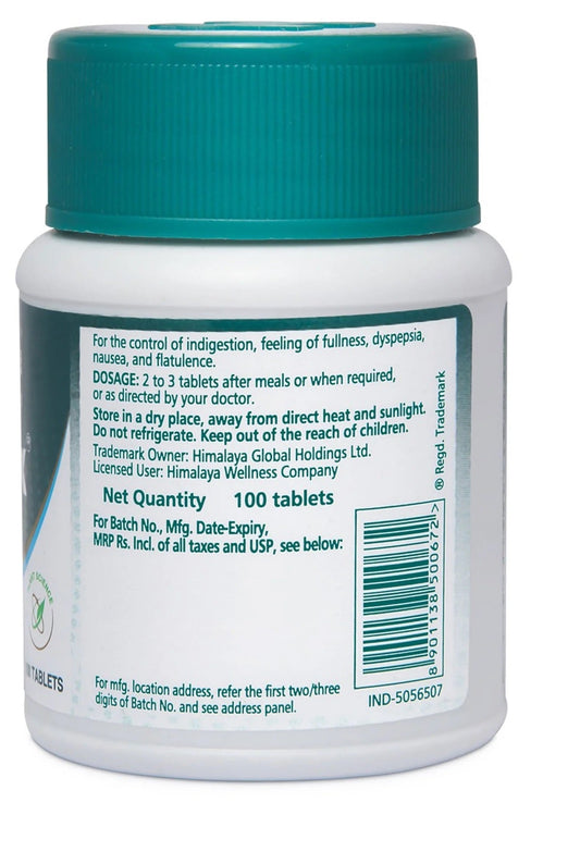 Himalaya Herbals - Gasex Tablets - 100 tabs