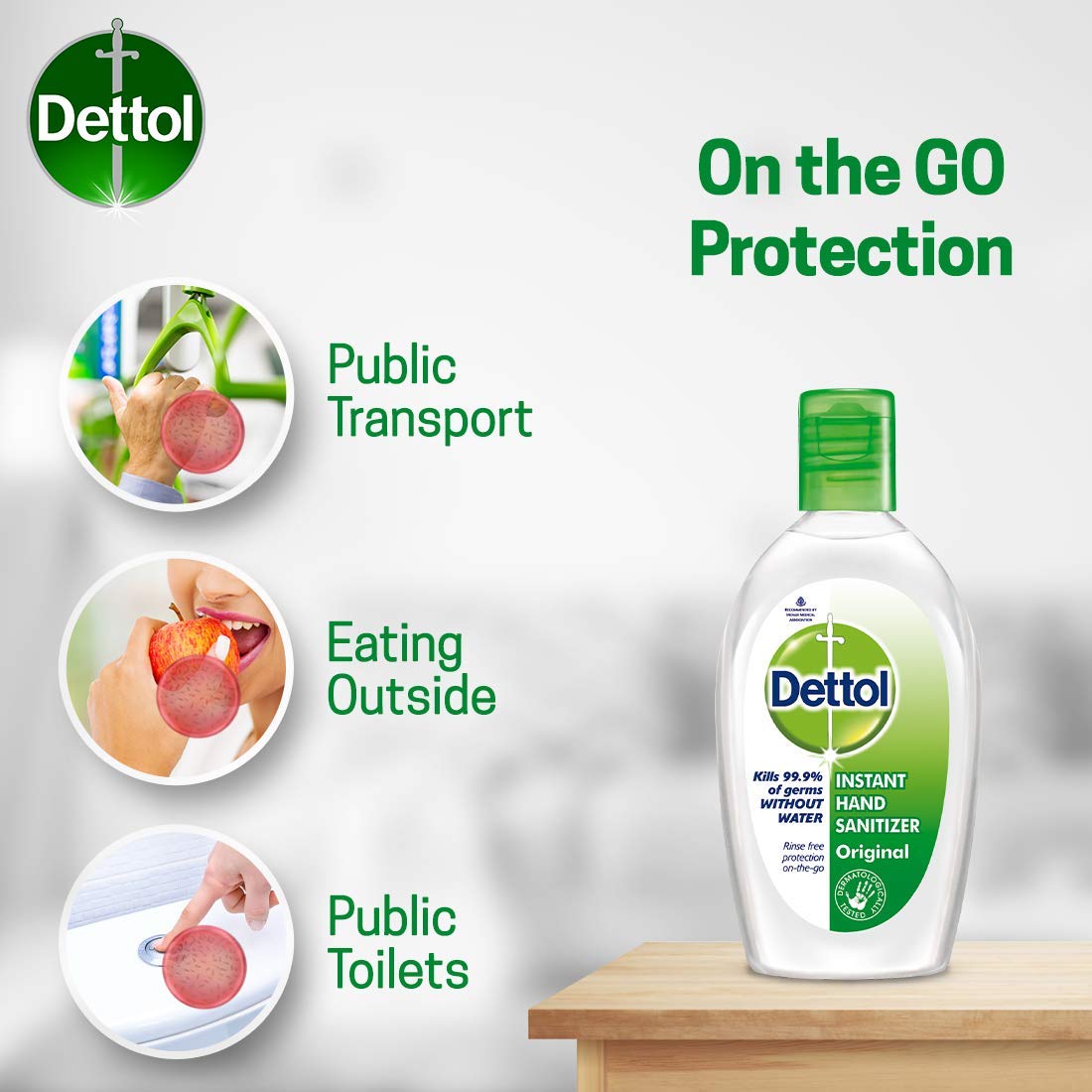Dettol Original Instant Hand Sanitizer 50 ml