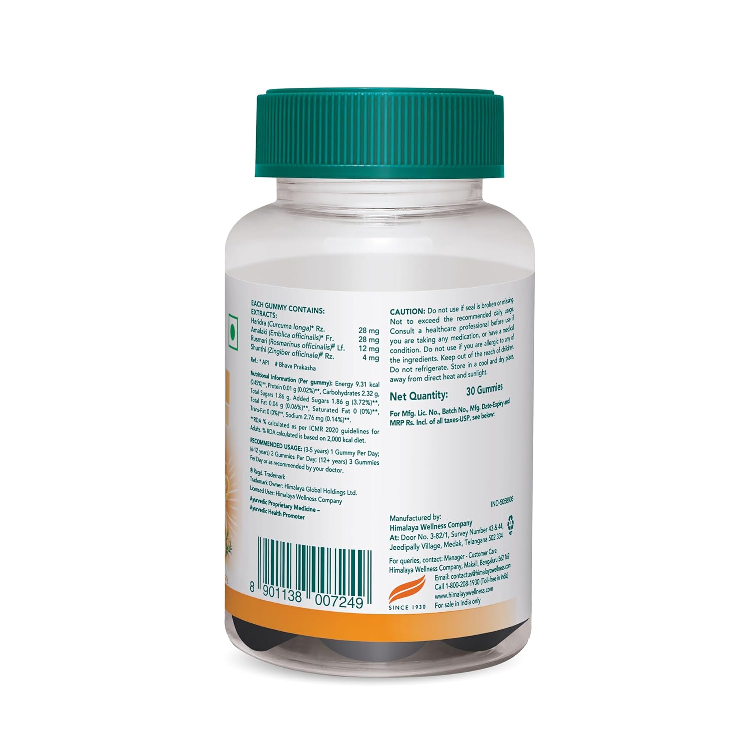 Himalaya Herbals Septilin Gummies For Daily Immune Support - 30 gummies