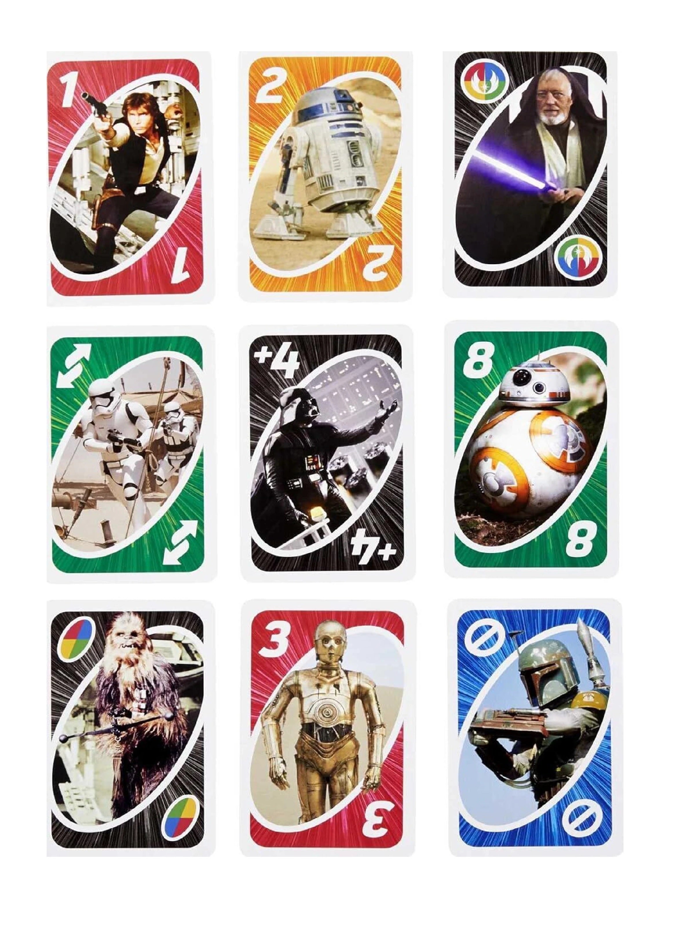 UNO Star Wars Matching Card Game