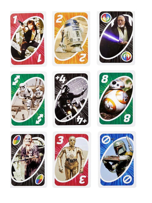 UNO Star Wars Matching Card Game