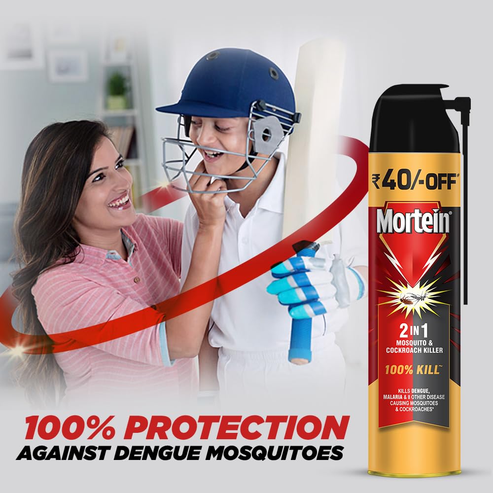 Mortein 2 in 1 Mosquito and Cockroach Killer Spray - 600ml