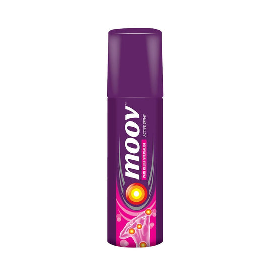Moov Fast Pain Relief Spray - 80g | Suitable for Back Pain, Muscle Pain, Joint Pain, Knee Pain | 100% Ayurvedic Formula