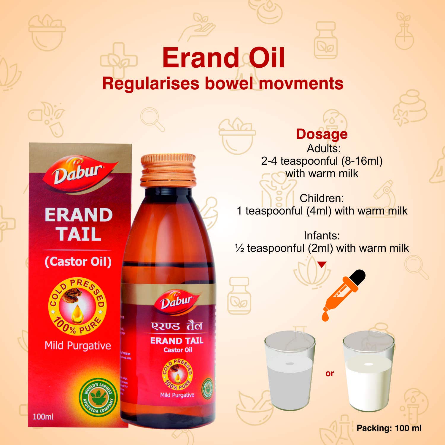 Dabur Erand Tail - 100 ml