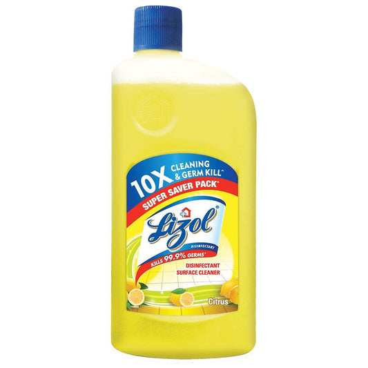 Lizol Disinfectant Surface & Floor Cleaner Liquid, Citrus - 975 ml