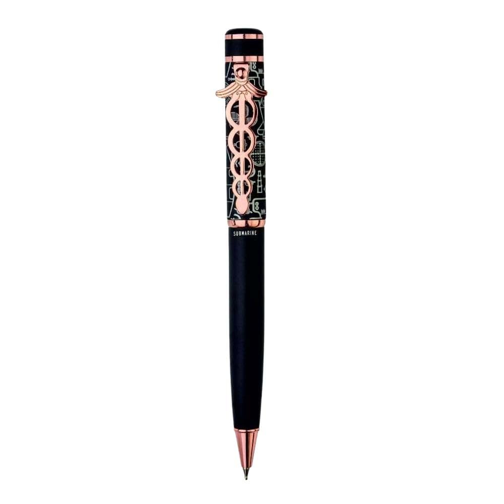 Submarine 1021 Doctor Clip Premium Ball Pen & Roller Pen Combo