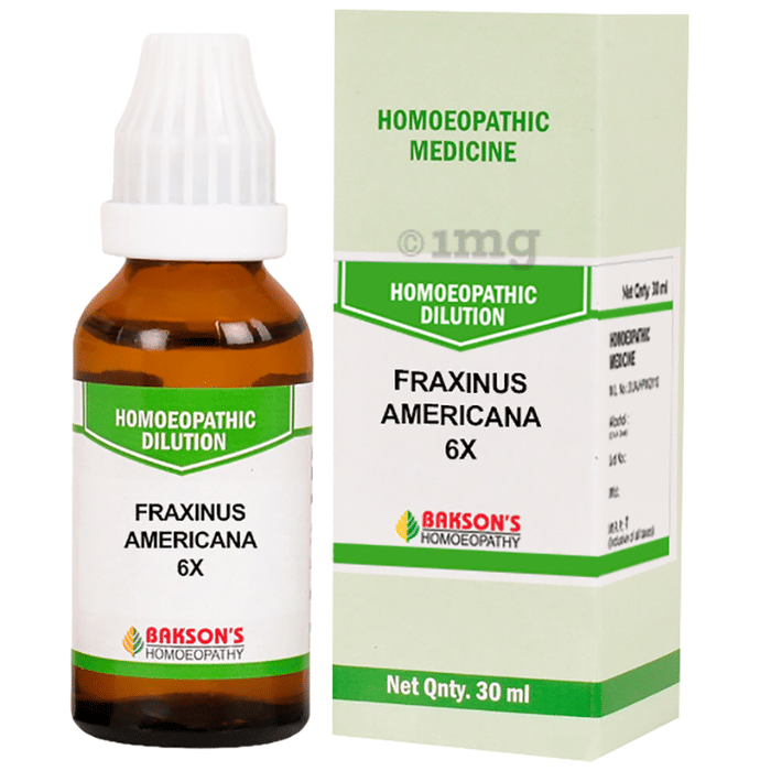 Bakson's Homeopathy Fraxinus Americana Dilution - 30 ml - 6X
