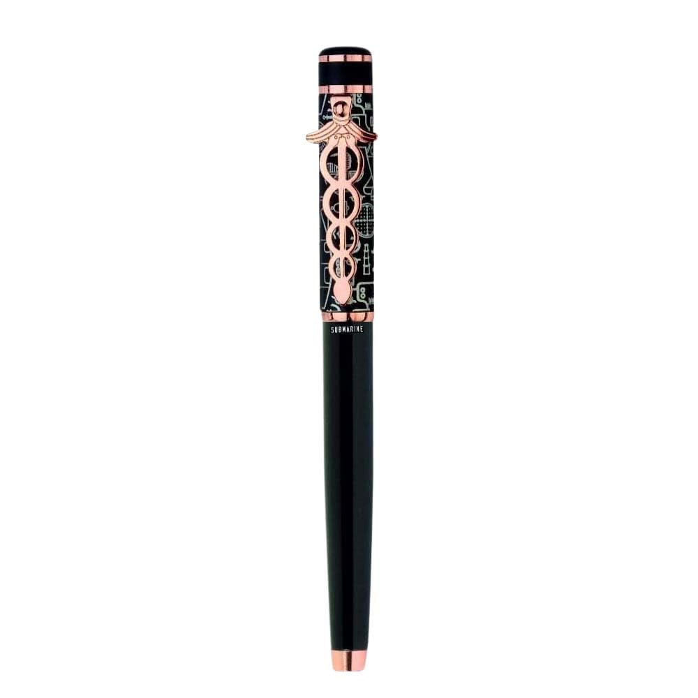 Submarine 1021 Doctor Clip Premium Ball Pen & Roller Pen Combo
